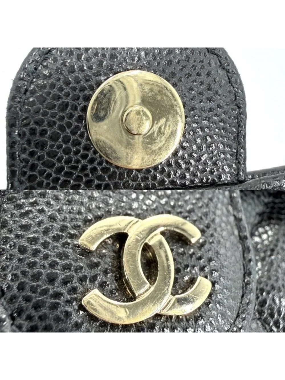 Chanel Shoulder Bag Quilted Flap Phone Case Chain Wallet Crossbody CC Logo